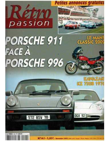 Retro Passion N°145 - Essai : Porsche 911 Vs Porsche 996 | Retro Passion 145 |