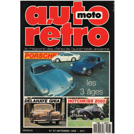 Auto Retro N°97 - Dossier Porsche , Essai Hotchkiss 2050 | AUTO RETRO 97 |