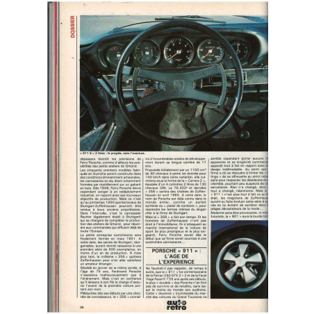 Auto Retro N°97 - Dossier Porsche , Essai Hotchkiss 2050 | AUTO RETRO 97 |