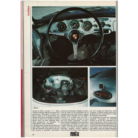 Auto Retro N°97 - Dossier Porsche , Essai Hotchkiss 2050 | AUTO RETRO 97 |