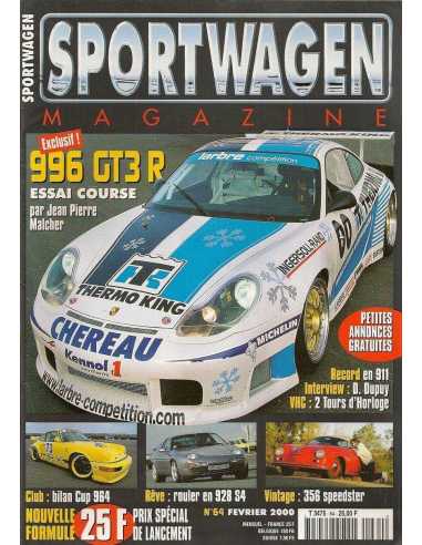 Sportwagen Magazine N°64 Dossier : Porsche 996 GT3 R | SPORTWAGEN 64 |