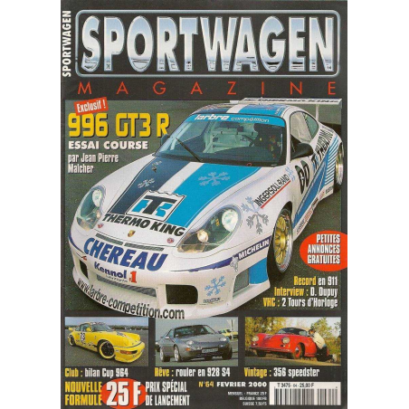 Sportwagen Magazine N°64 Dossier : Porsche 996 GT3 R | SPORTWAGEN 64 |