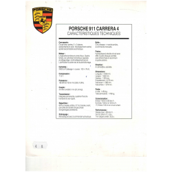 Brochure Porsche 911 Carrera 4 | Dép Carrera 4 | 2