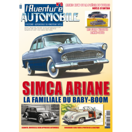 L Aventure Automobile n°9 - SIMCA ARIANE : La voiture familiale du Baby Boom | Aventure Auto 9 |