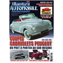 l'Aventure Automobile n°7 - Les coupés et cabriolets Peugeot d’après-guerre | Aventure Auto 7 |