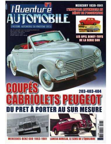 l'Aventure Automobile n°7 - Les coupés et cabriolets Peugeot d’après-guerre | Aventure Auto 7 |
