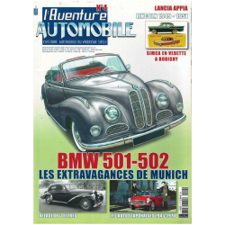 l'Aventure Automobile n°4 - BMW 501-502: les coûteuses extravagances de Munich | Aventure Auto 4 |