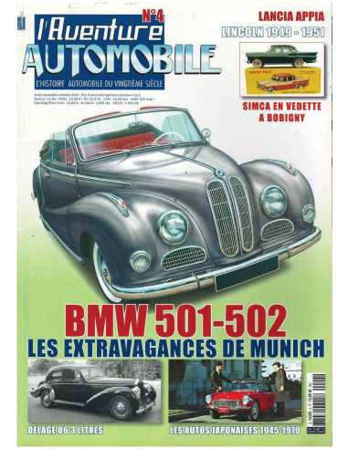 l'Aventure Automobile n°4 - BMW 501-502: les coûteuses extravagances de Munich | Aventure Auto 4 |