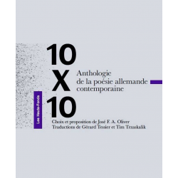 10 x 10 : anthologie de la poésie allemande Ed. les Hauts-Fonds 9782919171323