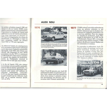 Catalogue AUDI NSU (1873-1978) | AUDI 78 |