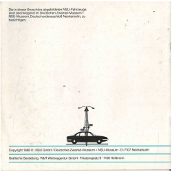 Catalogue Gamme NSU-AUDI NSU (1873-1969) | AUDI 69 | 2