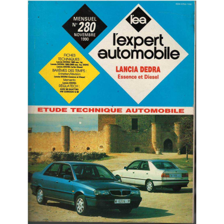 Etude Technique Lancia DEDRA Essence et Diesel - N°280 | EA280 |