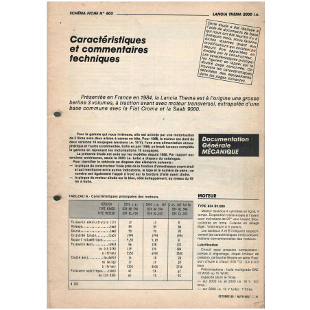 Lancia Thema 2.0 Documentation Electrique (1989) - 25 Pages | LAN41 |
