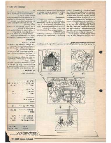 Lancia Thema 2.0 Documentation Electrique (1989) - 25 Pages | LAN41 |
