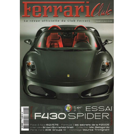 Ferrari Club N°4 - Essai : F430 Spider | Ferrari Club N°4 |