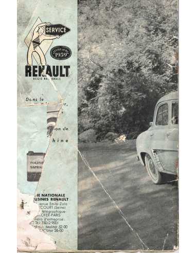 Renault Dauphine Gordini N.E. 817 - Notice conduite et entretien | Notice Renault Dauphine Gordini |