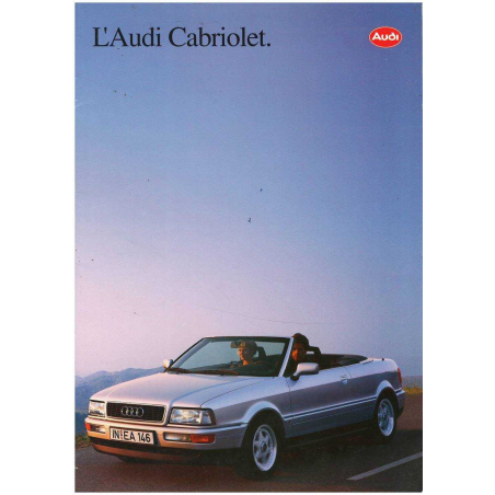Catalogue Audi Cabriolet (Français) 1991 | AUDI89 - Ref: 120/1195.77.45 |