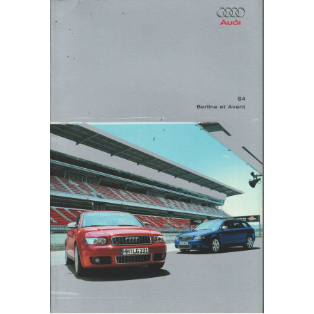 Catalogue Audi S4 Berline et Avant (Français) 2003 | AUDI90 |