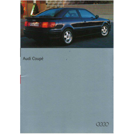 Catalogue Audi Coupé 2.6 / 2.8 quattro (Français) 1994 | AUDI94 |