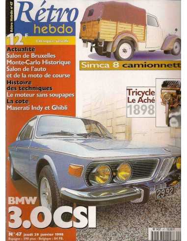RETRO HEBDO BMW 3.0 CSI n°47 | RETRO HEBDO n°47 |