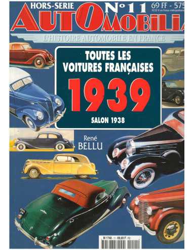 Automobilia Hors-série N°11 Salon 1938 | Automobilia Salon 1938 |