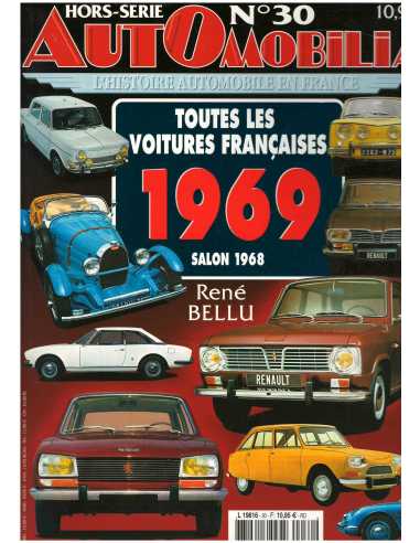 Automobilia Hors-série N°30 - Salon 1968 | Automobilia Salon 1968 |