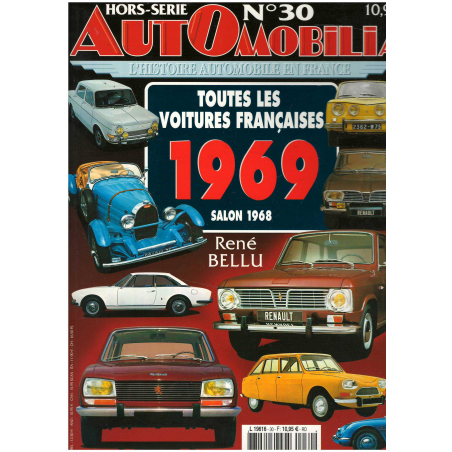Automobilia Hors-série N°30 - Salon 1968 | Automobilia Salon 1968 |
