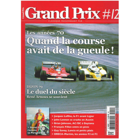 GRAND PRIX Vol.12 - Dijon 1979 | GRAND PRIX N°12 |