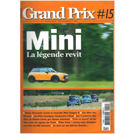 GRAND PRIX Vol.15 Mini La Légende | GRAND PRIX N°15 |