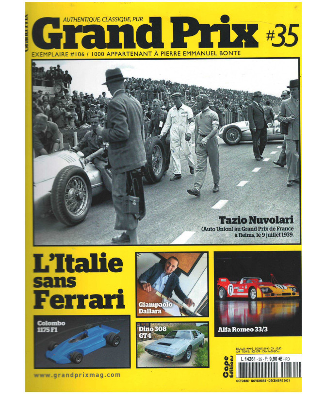 GRAND PRIX Vol.35 Tazio Nuvolari | GRAND PRIX N°35 |