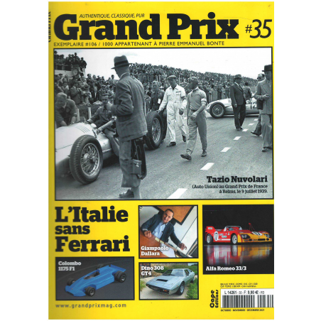 GRAND PRIX Vol.35 Tazio Nuvolari | GRAND PRIX N°35 |