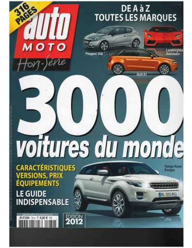 Hors-série Auto Moto Edition 2012 Les 3000 voitures du Monde | HS Auto Moto 2012 |