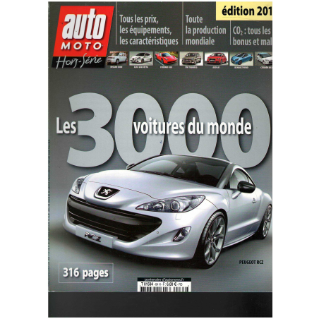 Hors-série Auto Moto Edition 2010 Les 3000 voitures du Monde | HS Auto Moto 2010 |