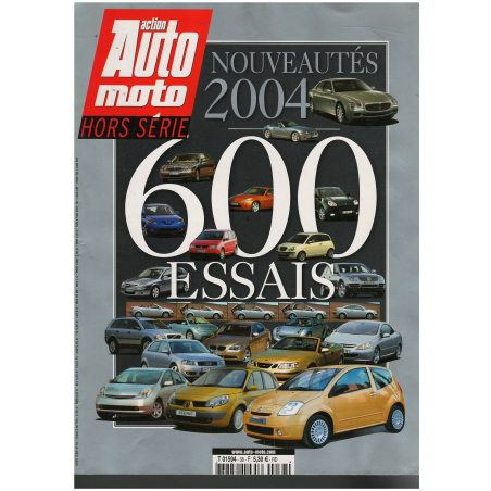 Action Auto Moto hors-série N°38 Spécial 600 essais | Action Auto Moto HS38 |