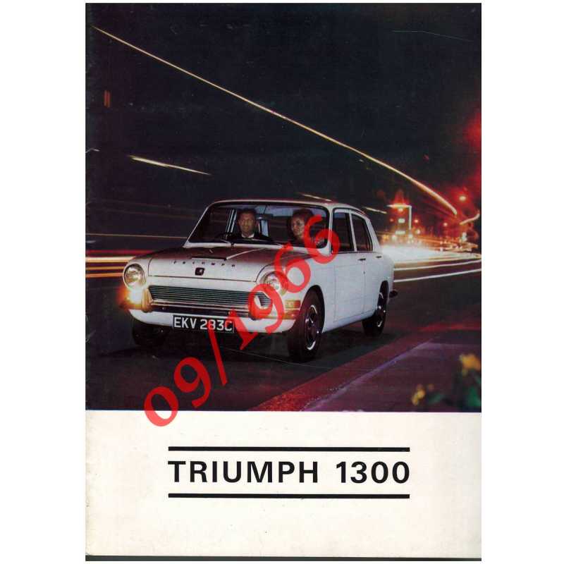 Brochure Triumph 1300 (Français) 09/1966 | TRIU6 |