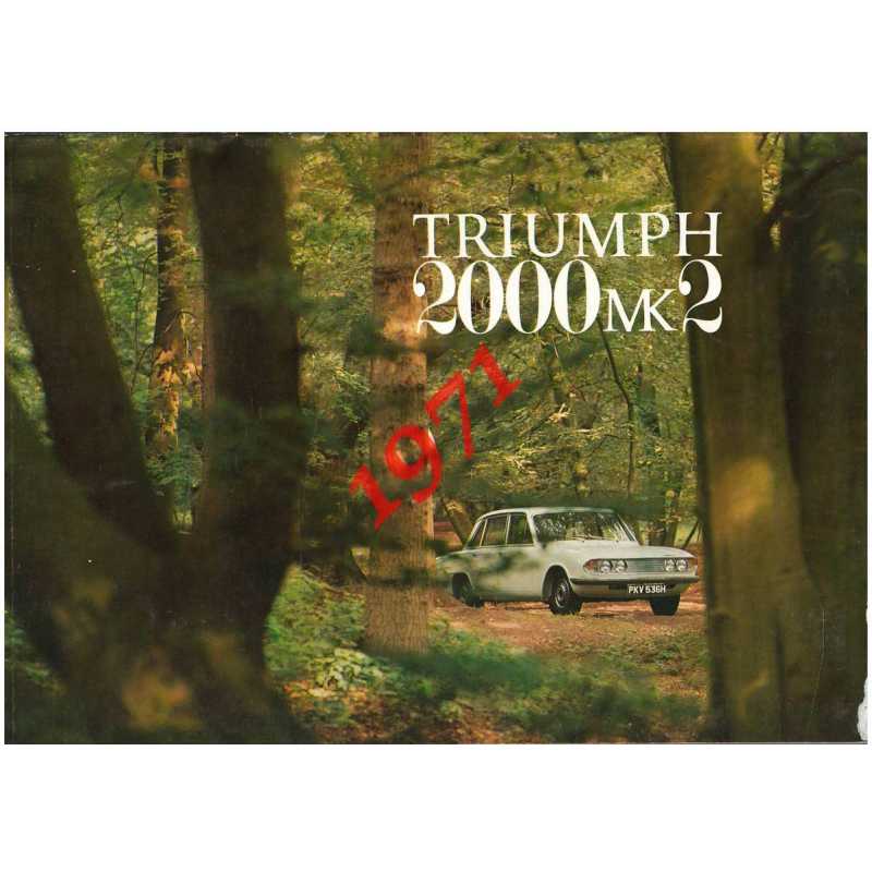 Brochure Triumph 2000 MK2 (Français) 1971 | TRIU08 |