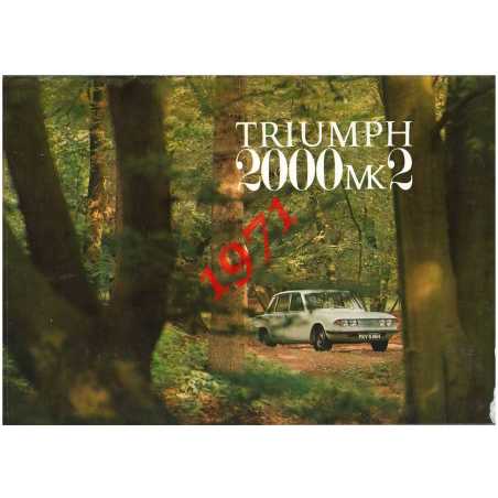 Brochure Triumph 2000 MK2 (Français) 1971 | TRIU08 |