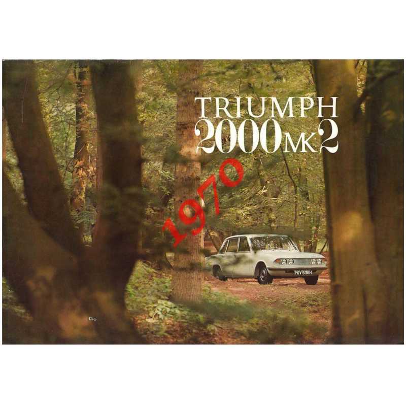 Brochure Triumph 2000 MK2 (Français) 1970 | TRIU9 |