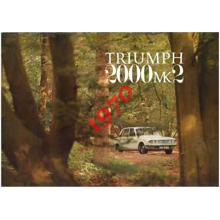 Brochure Triumph 2000 MK2 (Français) 1970 | TRIU9 |