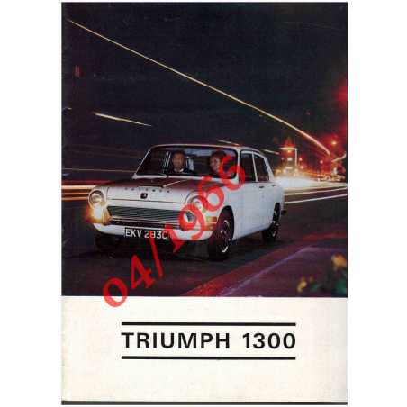 Brochure Triumph 1300 (Français) 04/1966 | TRIU5 |