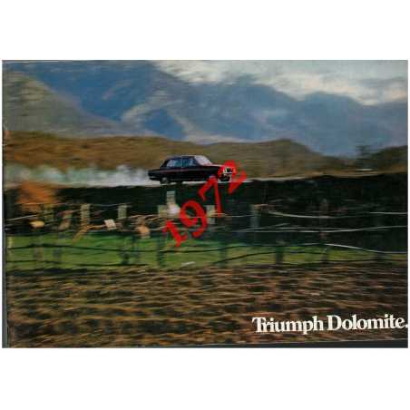 Brochure Triumph Dolomite (Anglais) 1972 | TRIU10 |