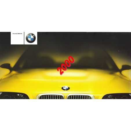 Brochure BMW M3 Coupé (2000) Français | BMW 082 - Ref: 0 11 03 23 30 1/00 VM |