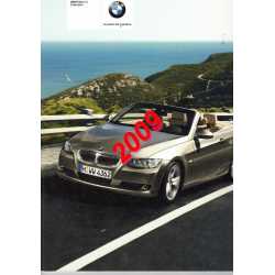 Brochure BMW Série 3 Cabriolet (2009) Français | BMW 090 - Ref: 9 11 003 065 37 1/09 VB |