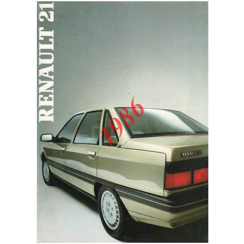 Brochure RENAULT 21 (1986) Français | REN01 |