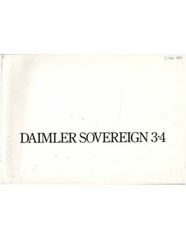 Catalogue Daimler Sovereign 3.4 Litre (1975) Anglais | DAIM02 |