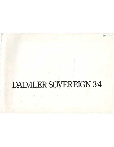 Catalogue Daimler Sovereign 3.4 Litre (1975) Anglais | DAIM02 |