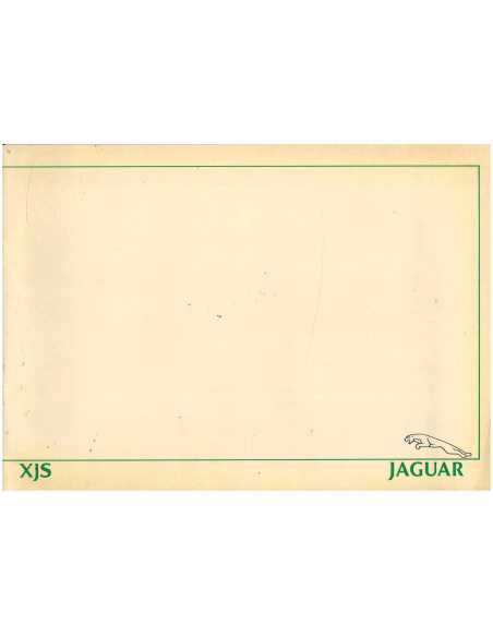 Catalogue JAGUAR XJS HE (1983) En Français | JAG07 |