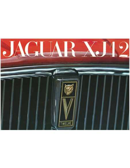 Dépliant JAGUAR XJ12 (1972) En Français | JAG12 |