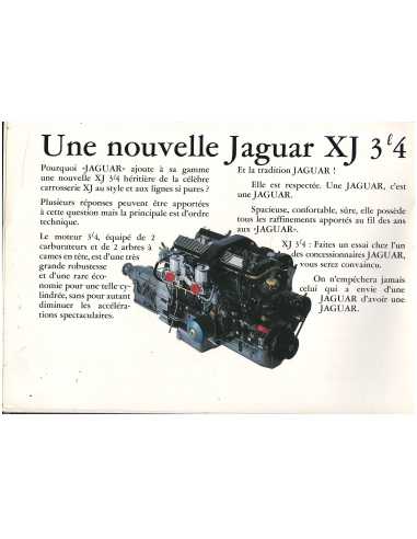 Brochure JAGUAR XJ 3.4 (Français) | JAG14 |