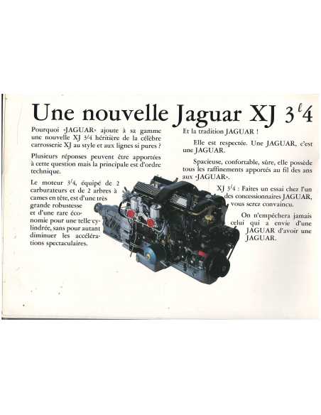 Brochure JAGUAR XJ 3.4 (Français) | JAG14 |